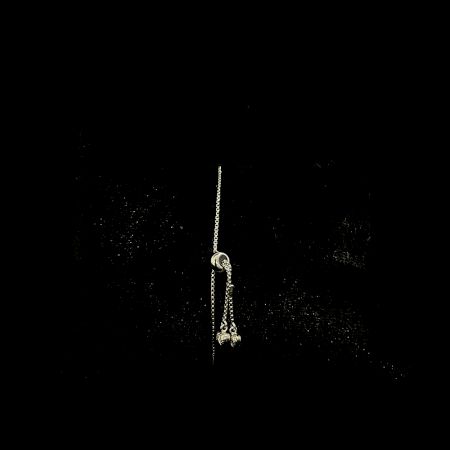 Minimal 92.5 Sterling Silver Floral Bracelet for Her